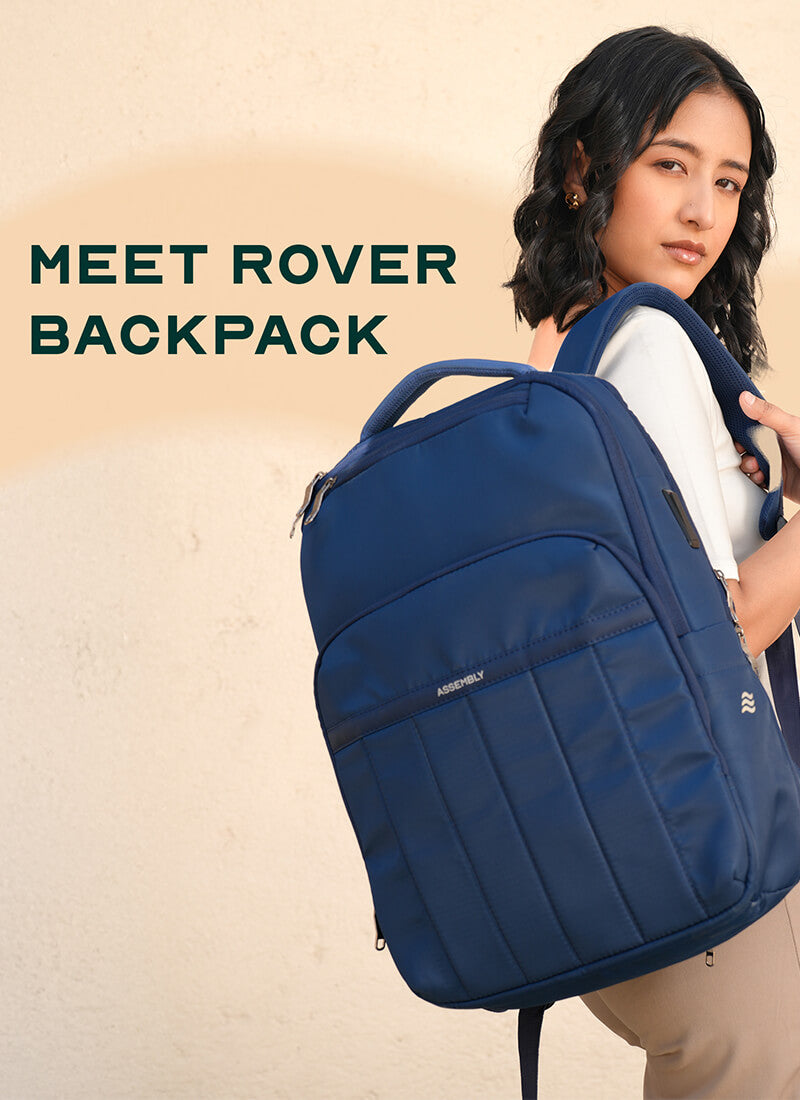 Rover Backpack | Blue | Everyday Laptop Backpack