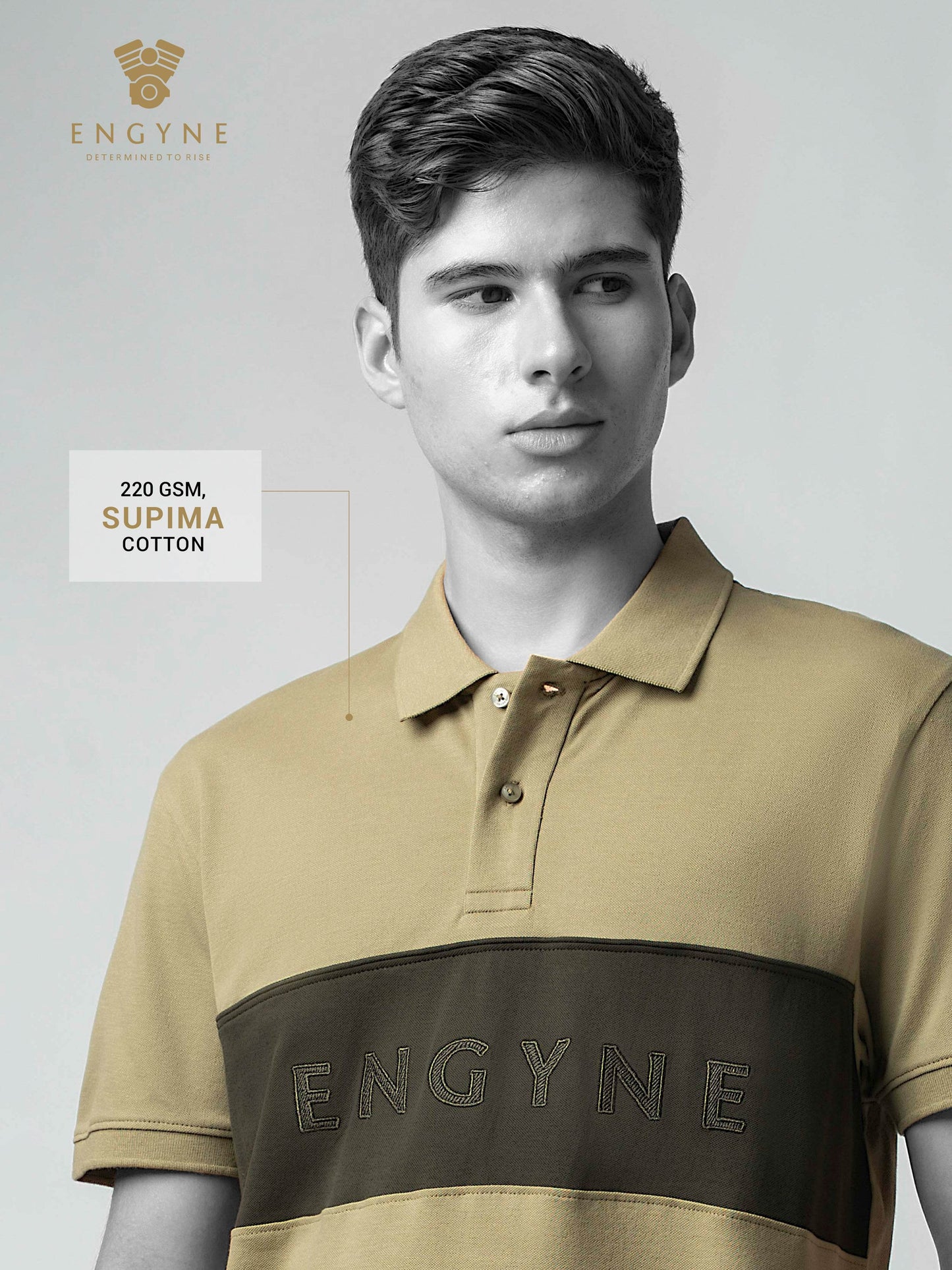 Olive polo tshirt for men 