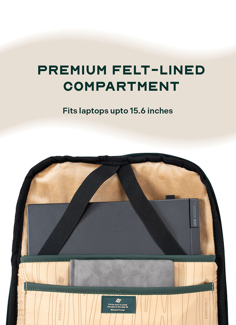 Rover Trolley Backpack | Green | Convertible Laptop Bag for Professionals