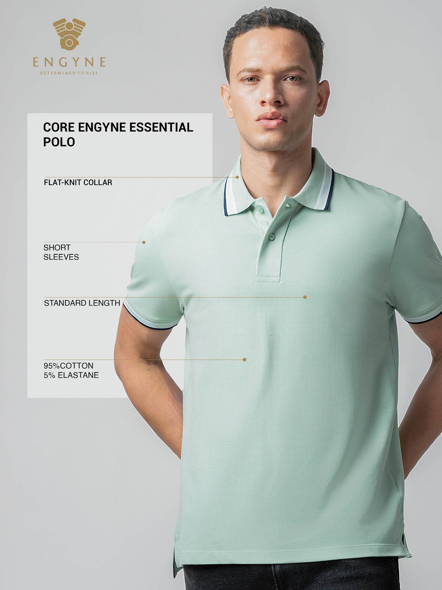 Green polo tshirt