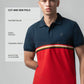 Navy blue polo tshirt for men