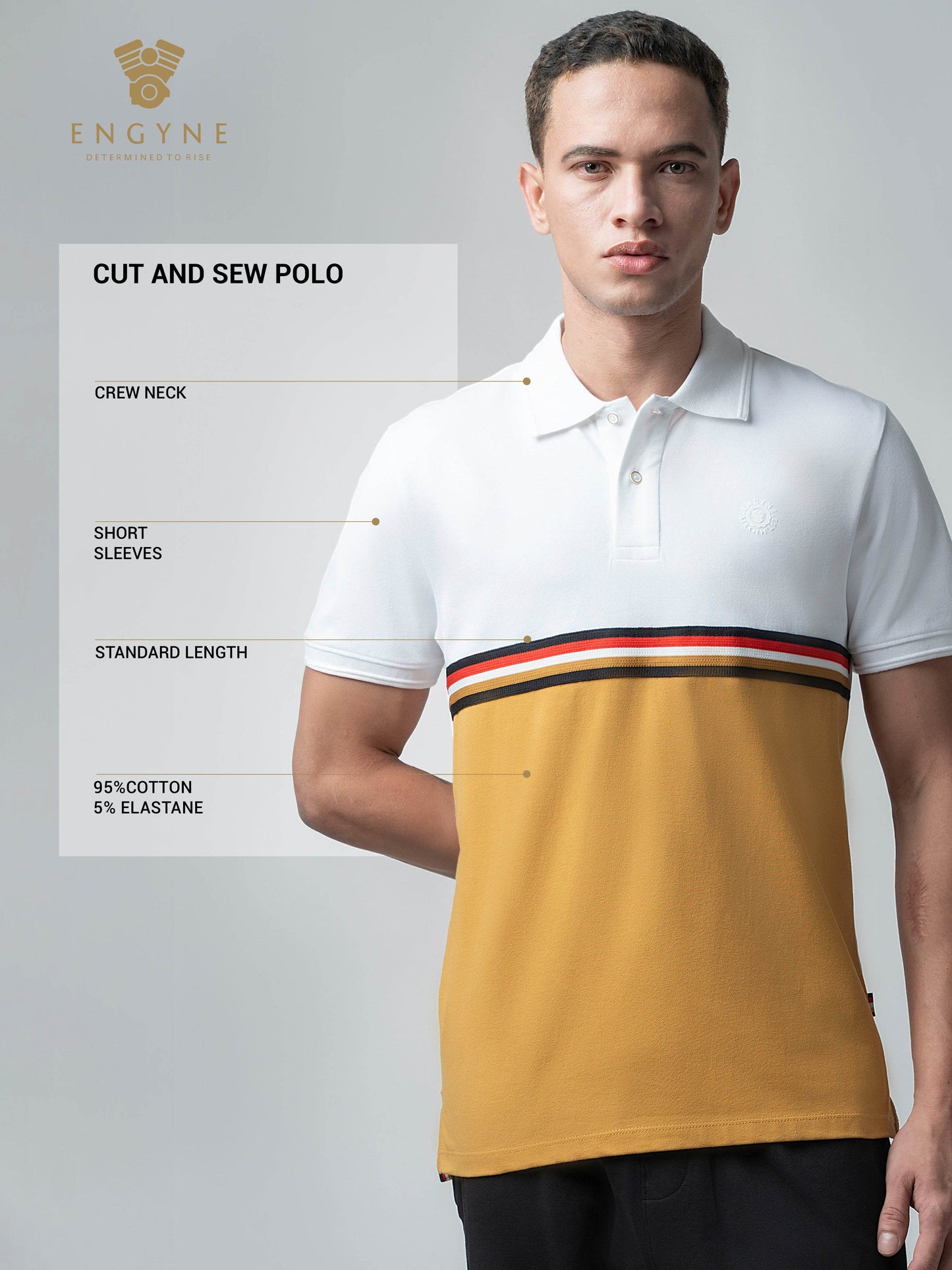 White polo tshirt for men
