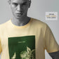 Light yellow cotton lycra t-shirt