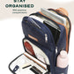 Odyssey Backpack | Navy Blue | Everyday Laptop Backpack