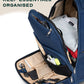 Rover Trolley Backpack | Blue | Convertible Laptop Bag for Professionals