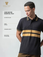 Black polo tshirt