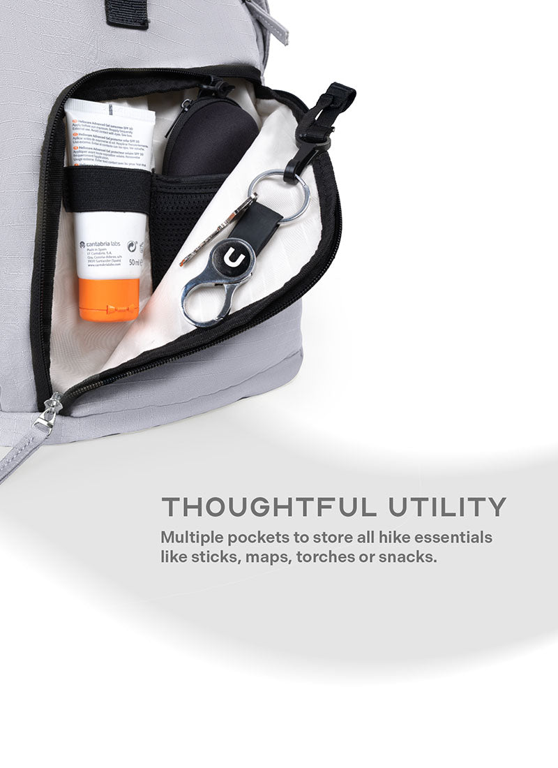 Scape Duffle | Grey | Duffle Bag For Trekking Or Casual Trips