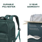Rover Trolley Backpack | Green | Convertible Laptop Bag for Professionals