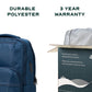Rover Backpack | Blue | Everyday Laptop Backpack