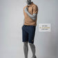 Engyne Essential Shorts with HD Print in Cotton Interlock Navy Men