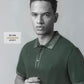Green polo tshirt for men 