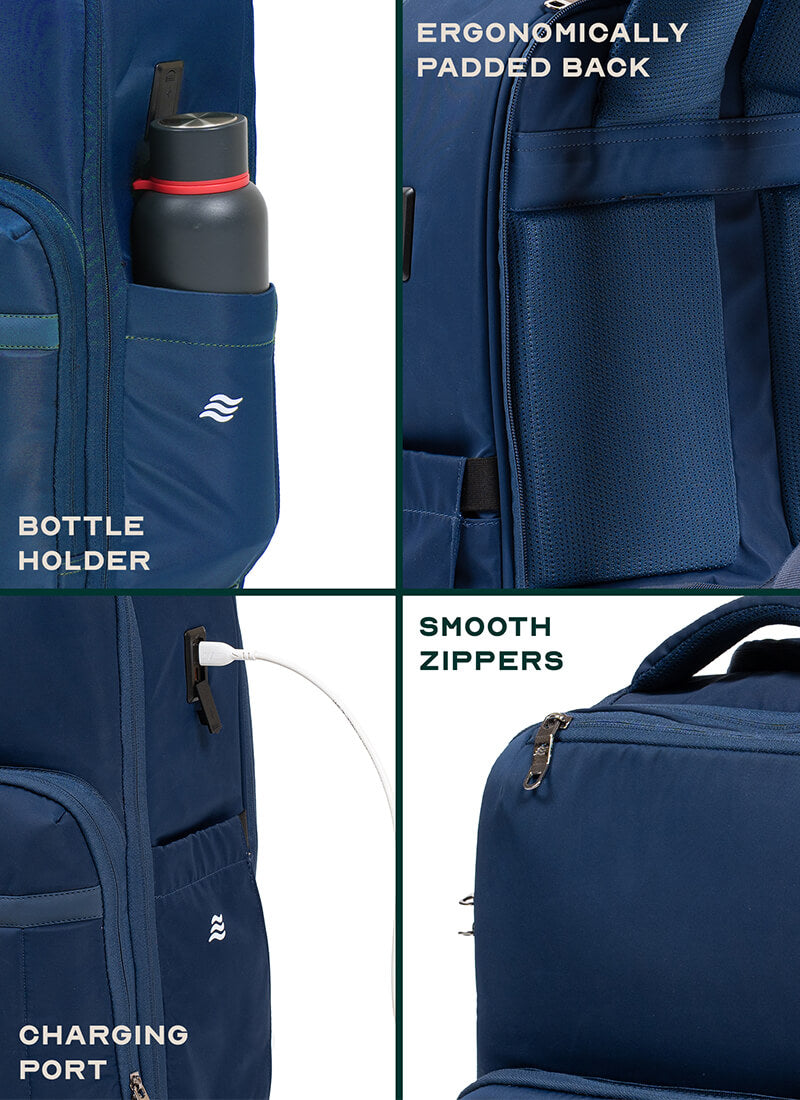Rover Backpack | Blue | Everyday Laptop Backpack