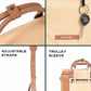 Urbix | Beige | Premium Laptop Messenger Bag