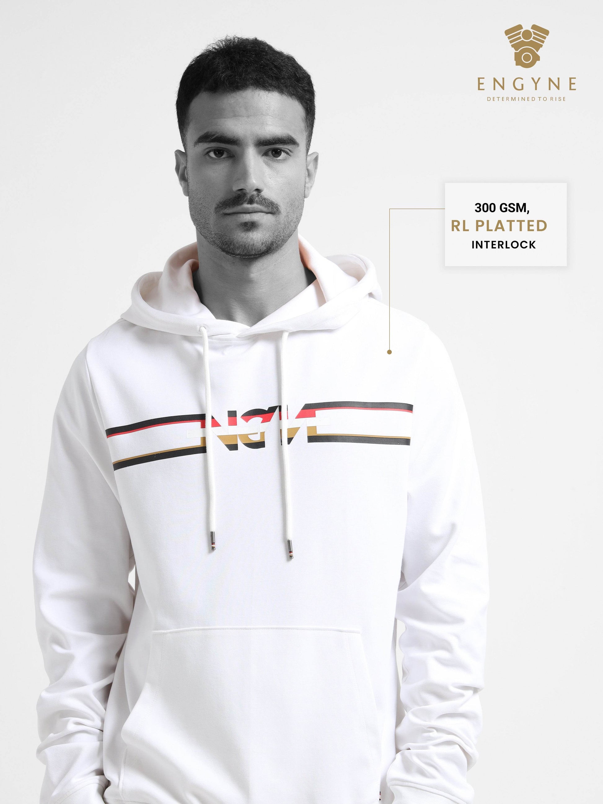 white hoodie