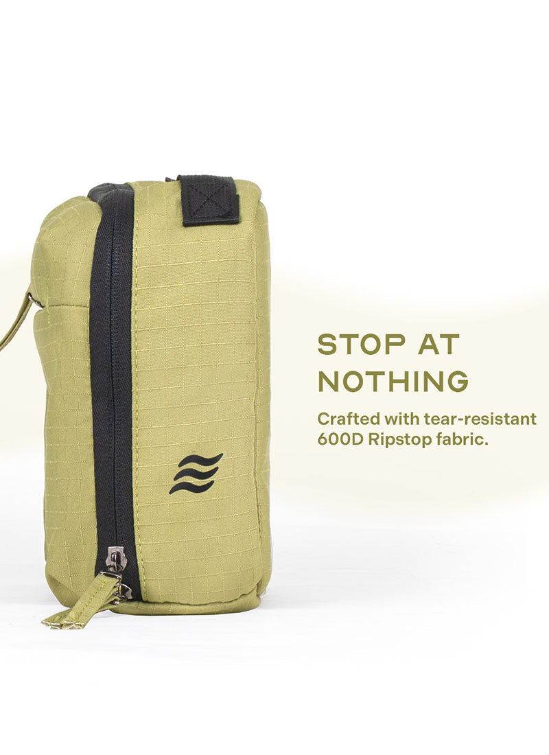 Scape Dopp Kit | Green | Organsier For Week long Trek Or Vacations