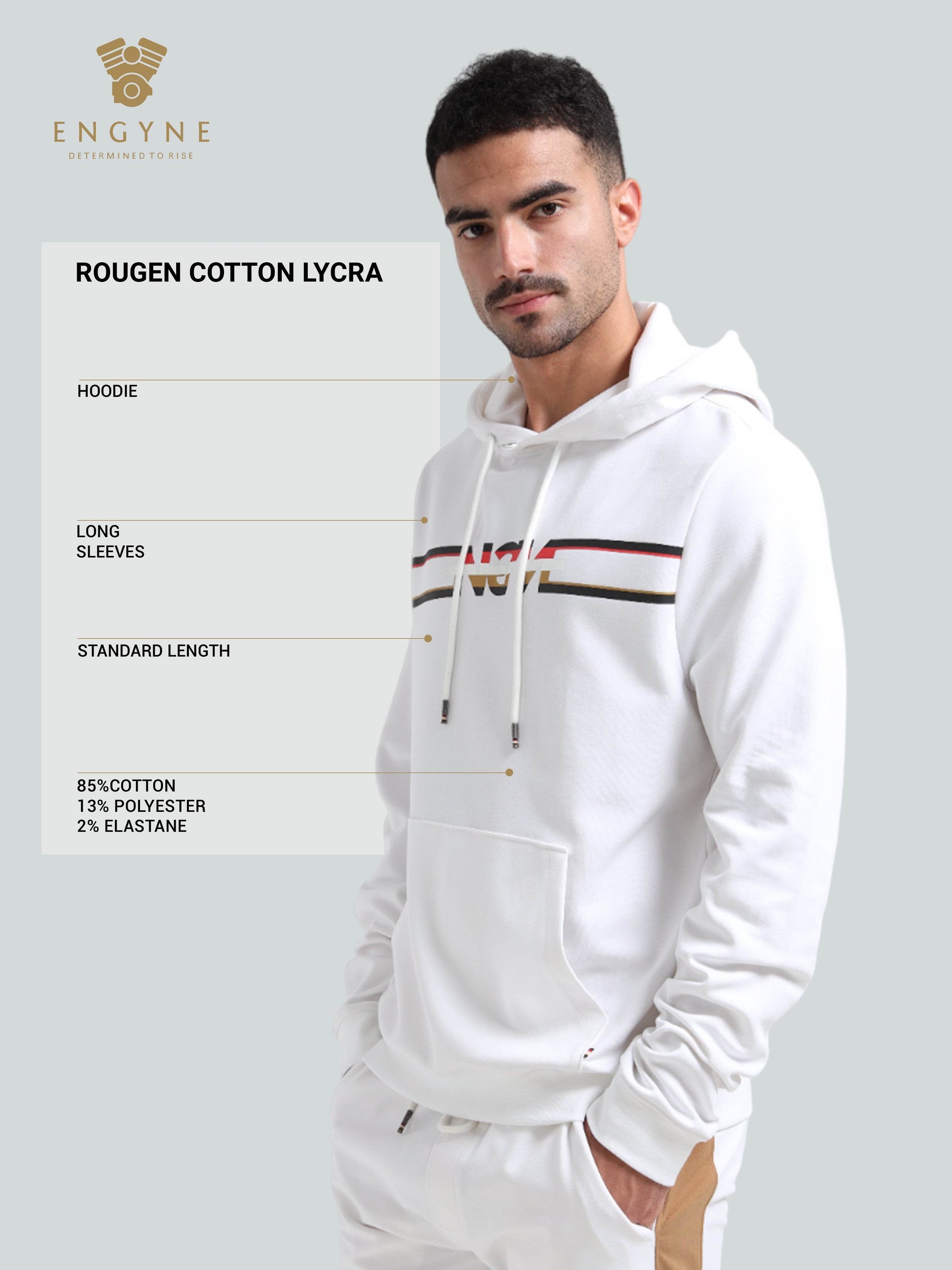 white hoodie