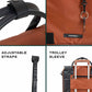 Urbix | Rust | Premium Laptop Messenger Bag
