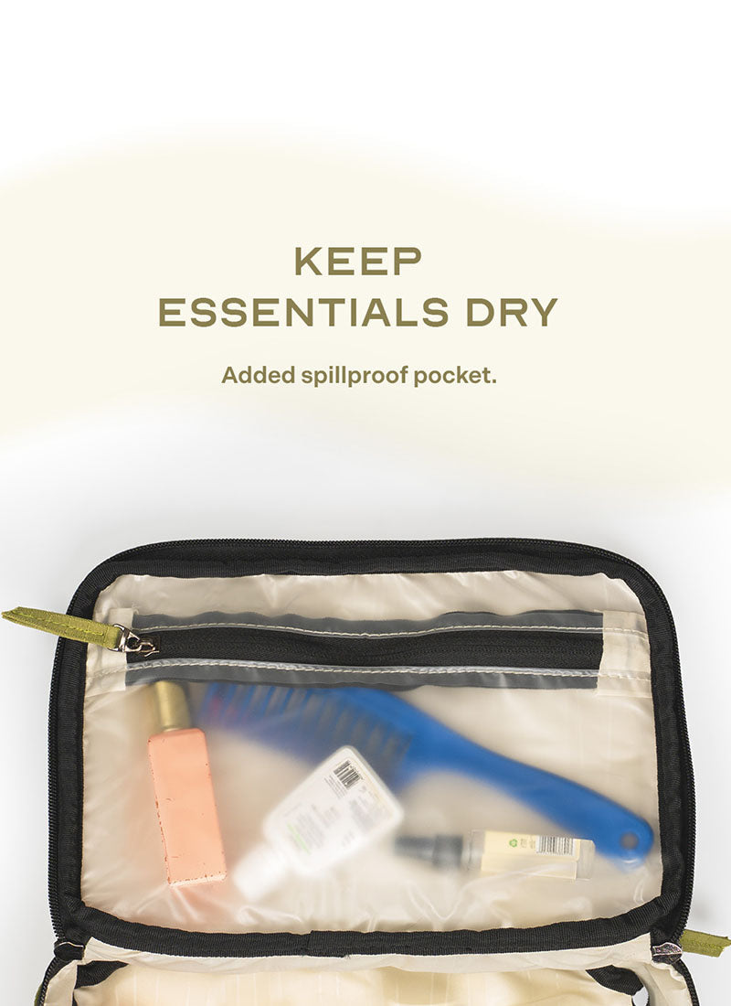 Scape Dopp Kit | Green | Organsier For Week long Trek Or Vacations