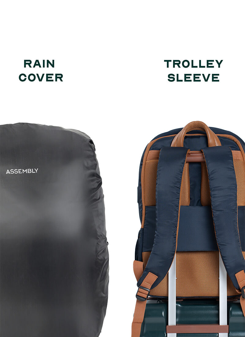 Odyssey Backpack | Navy Blue | Everyday Laptop Backpack