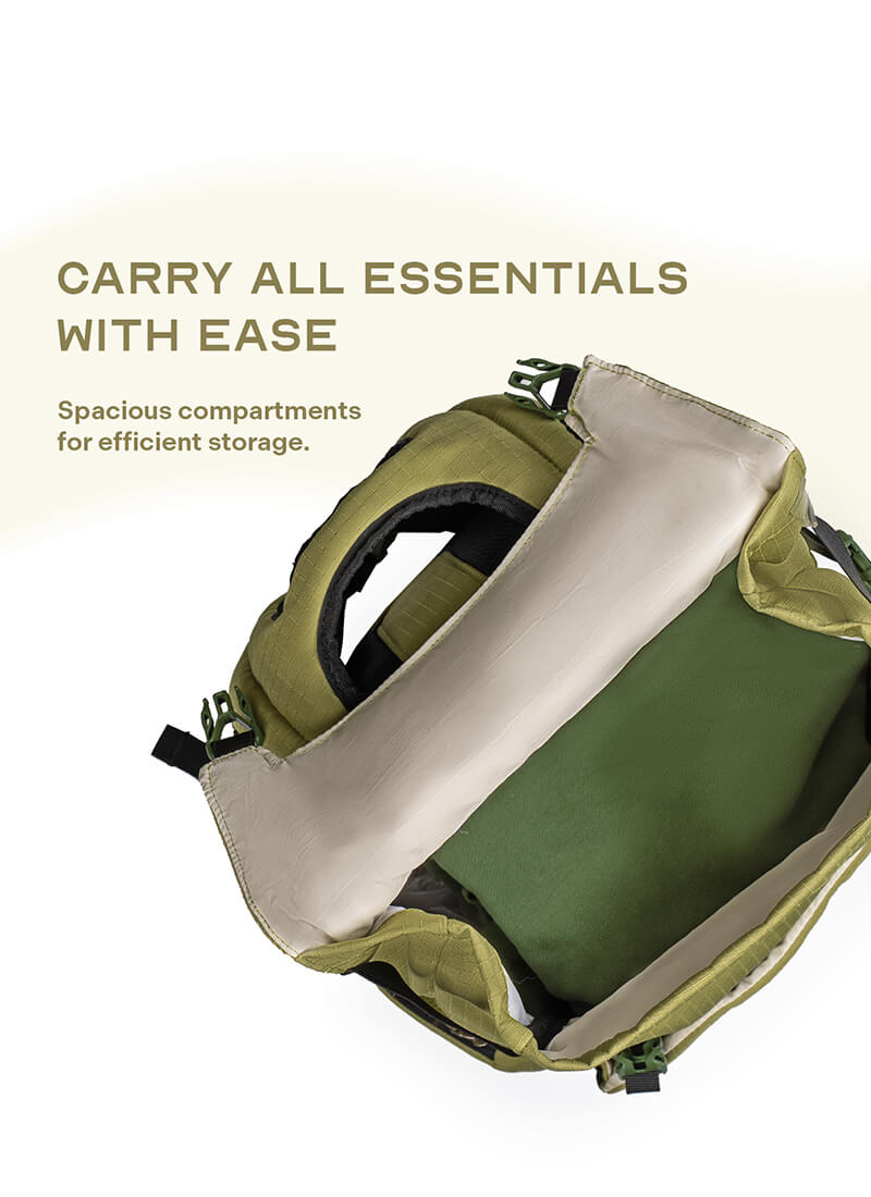 Scape Backpack | Green | For Mountain Trails Or Everyday Commutes