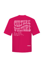 Culture Vulture Printed Pink Oversized T-Shirt Main Character