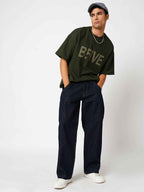 Men's Dart with Doodle Straight Fit Jeans B5IVE