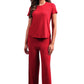 Women’s Bamboo Lounge Set (Bold Red)