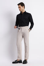 100% Pure Cotton Black Oxford Shirt for Men