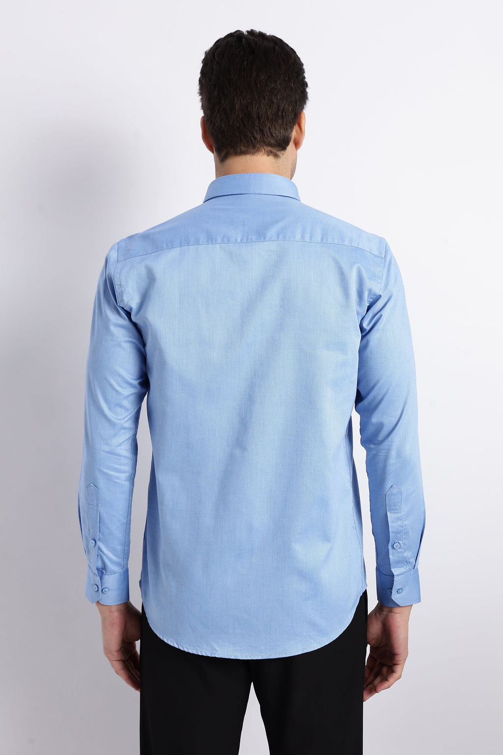 100% Pure Cotton Blue Oxford Shirt for Men