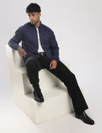 Men's Monaco Night Suede Bomber Zipper Jacket Vellure
