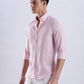 100% Linen Soft Touch Frosty Pink