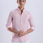 100% Linen Soft Touch Frosty Pink