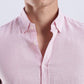 100% Linen Soft Touch Frosty Pink