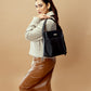 Charcoal Chic Bucket Bag/Shoulder bag