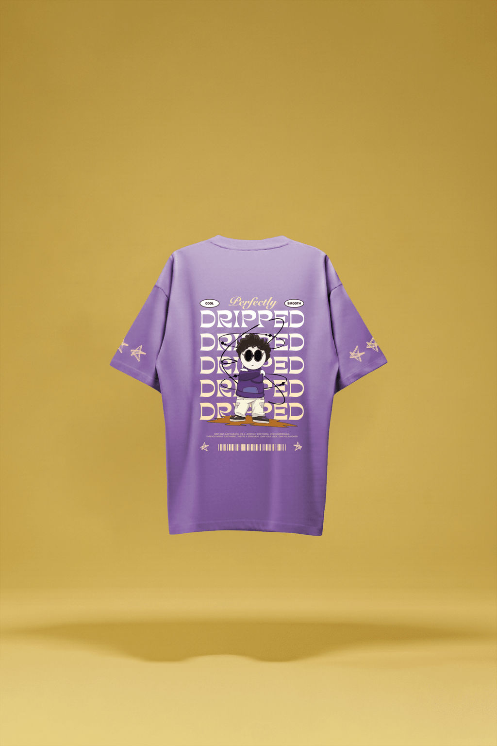 Classic Dripped Lavender T-Shirt