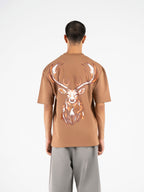 Walnut Brown Heritage Oversized T-Shirt
