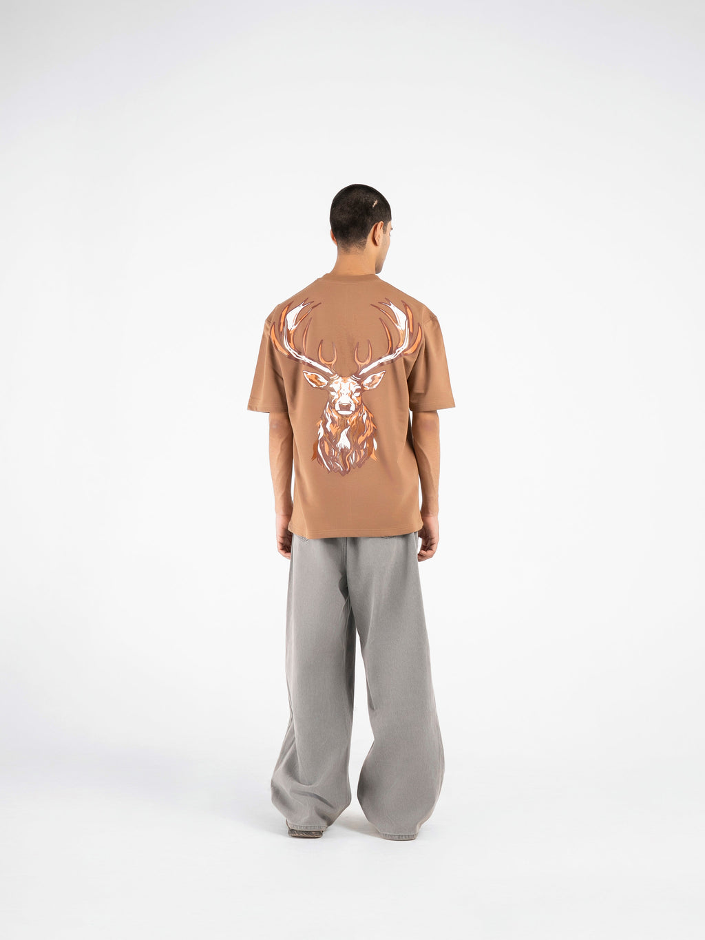 Walnut Brown Heritage Oversized T-Shirt