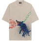 Bark' Graphic Print Oversize Tee