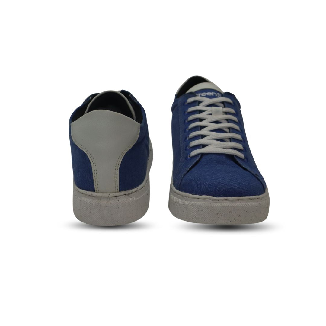 Greensole Blue Canvas Womens  Shoes
