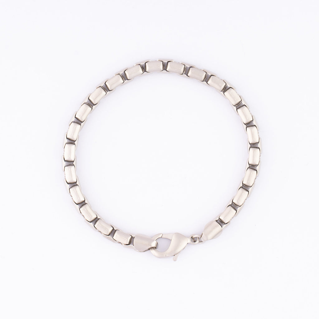 Orb - Chain Bracelet - Satin Silver Zach