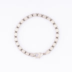 Orb - Chain Bracelet - Satin Silver Zach