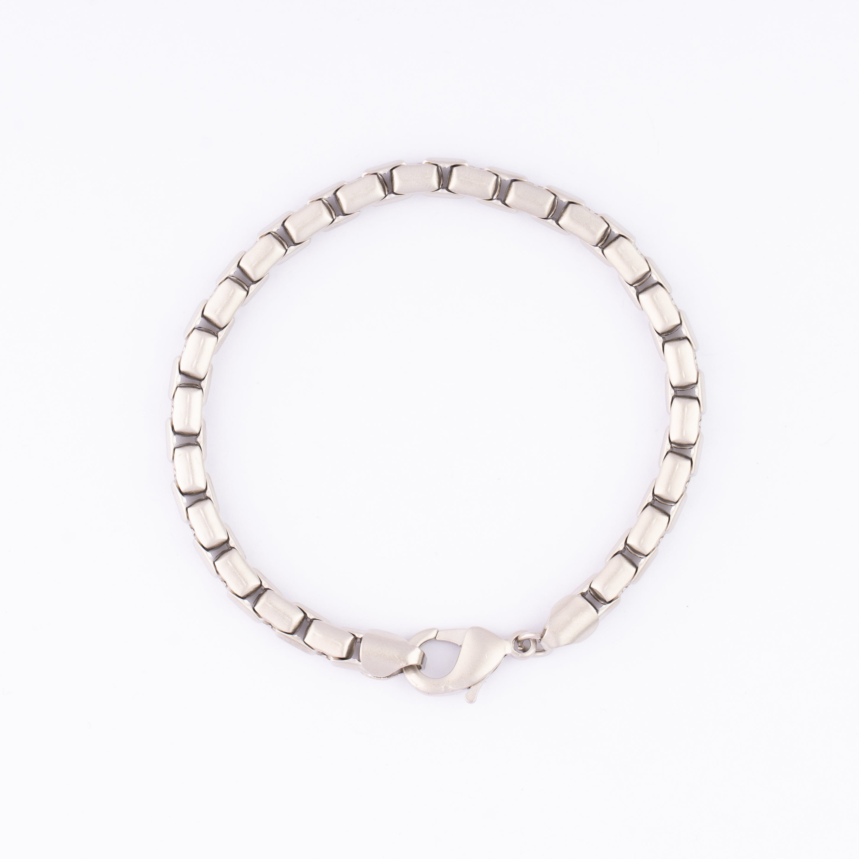 Orb - Chain Bracelet - Satin Silver Zach