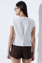 Waisted Tie-Up Top