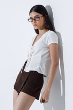 Waisted Tie-Up Top