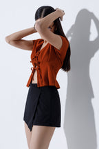 Waisted Tie-Up Top