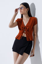 Waisted Tie-Up Top