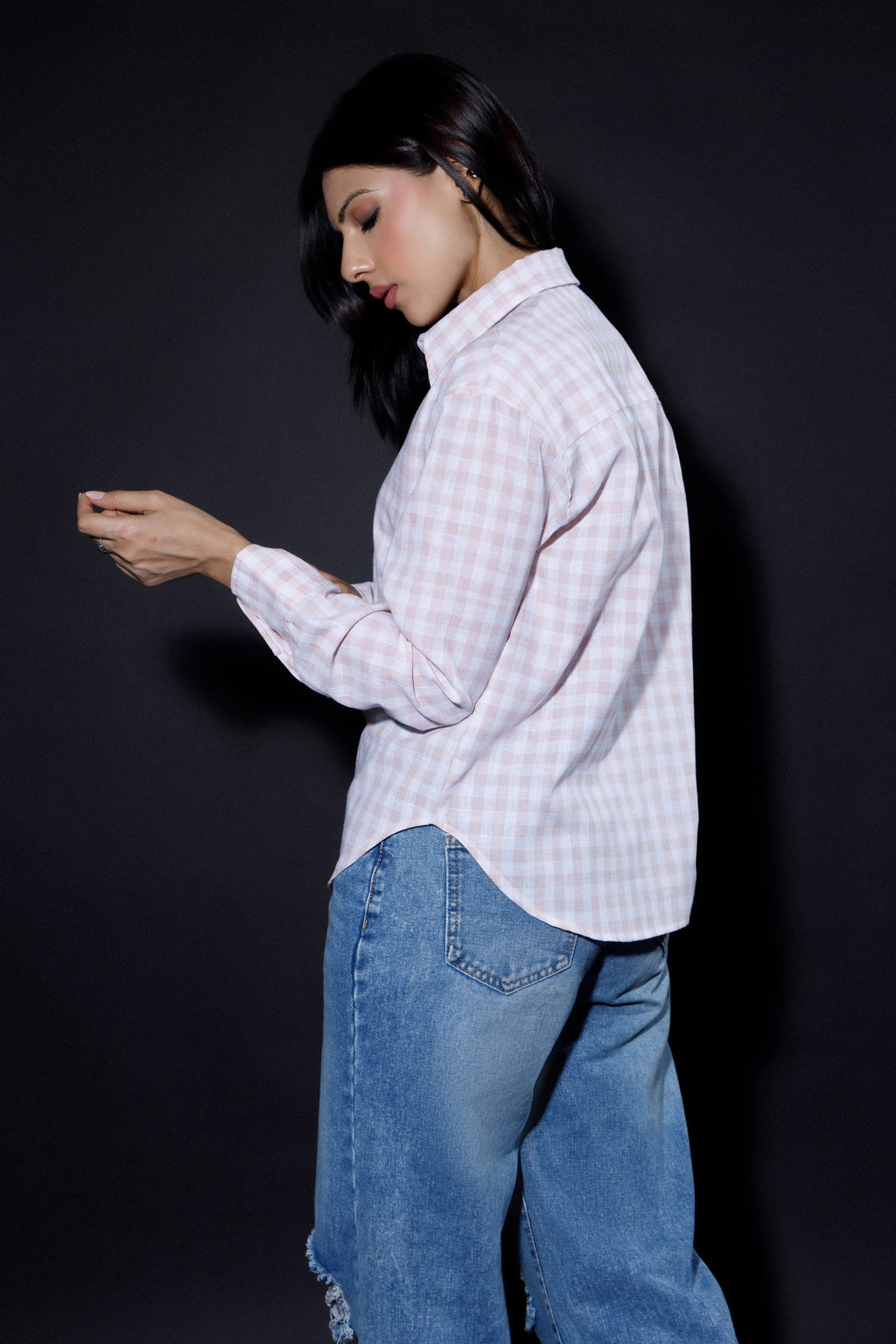 Relaxed Fit Checkered Shirt
