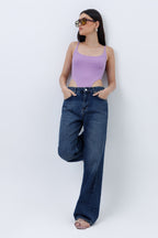 Ribbed High Cut Bodysuit