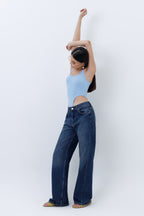 Ribbed High Cut Bodysuit