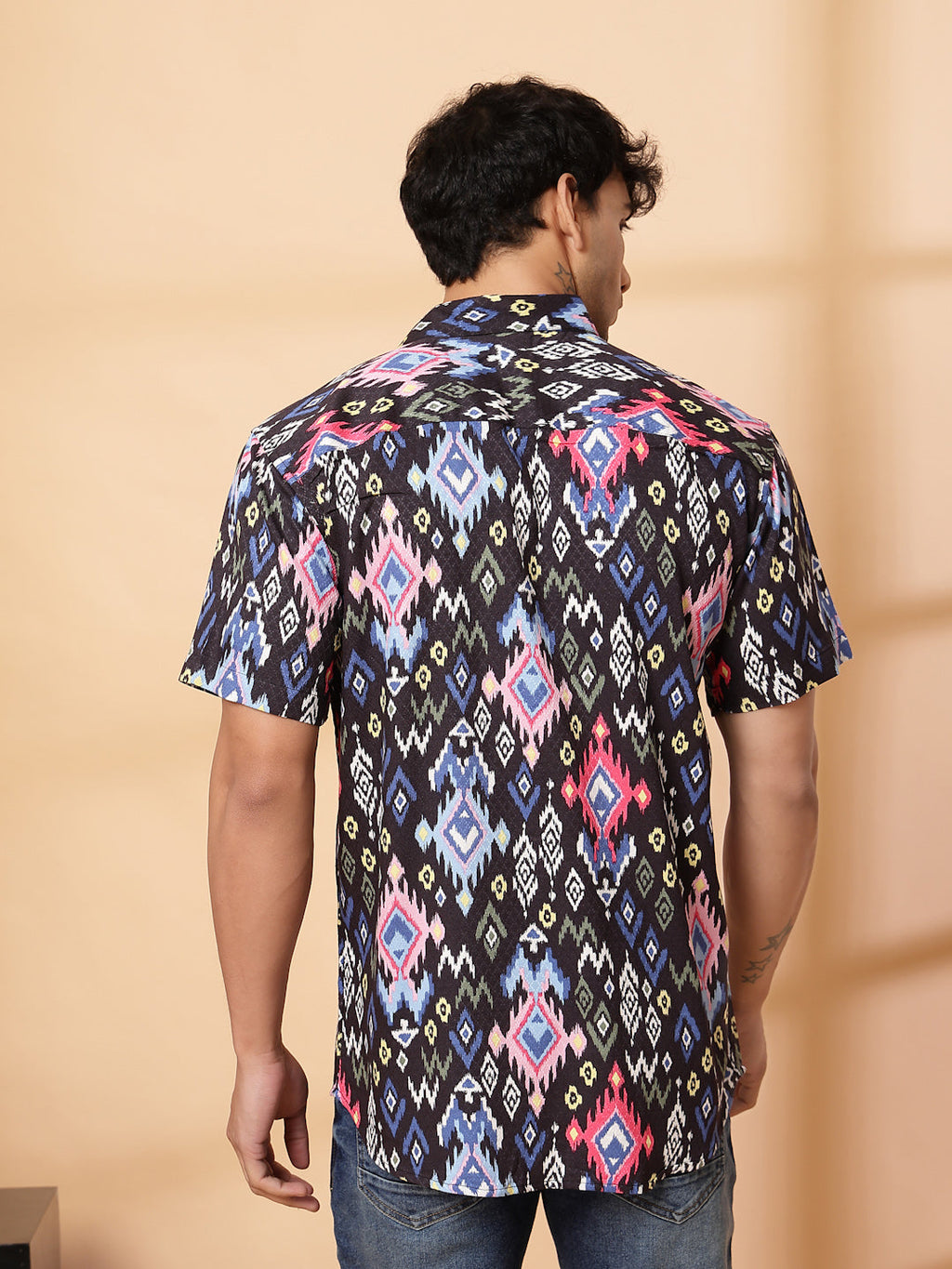Trendy Ikkat Rayon Shirt